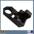 Piezas de fresado de chapa CNC fresado de aluminio negro anodizado (MQ730)